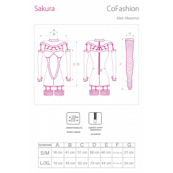Bodystocking Sakura CF 90357 rozmiar - S/M