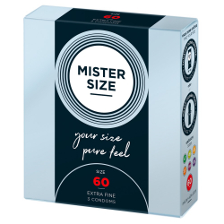 Prezerwatywy Mister Size 60 mm (3 szt)