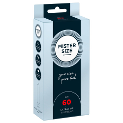 Prezerwatywy Mister Size 60 mm (10 szt)