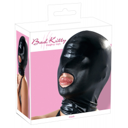 Bad Kitty Maska czarna z otworem na usta